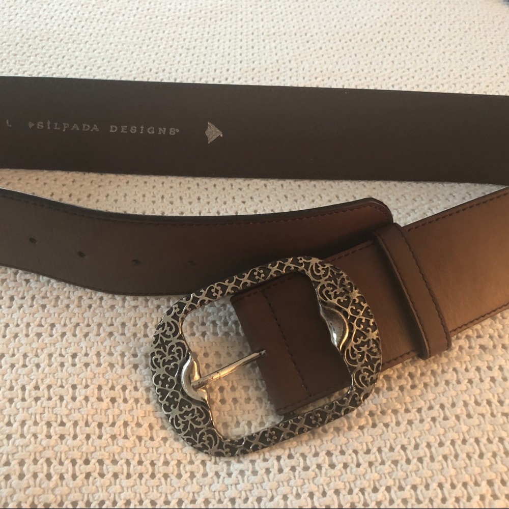 Belt, Italian made Sipada design with large buckle